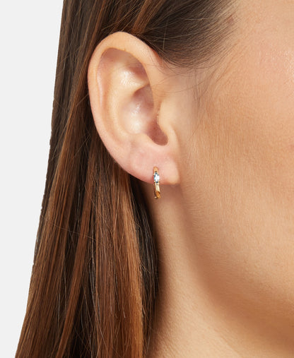 Lawrence Grey Fine Jewelry Obručové náušnice Zlatá 3