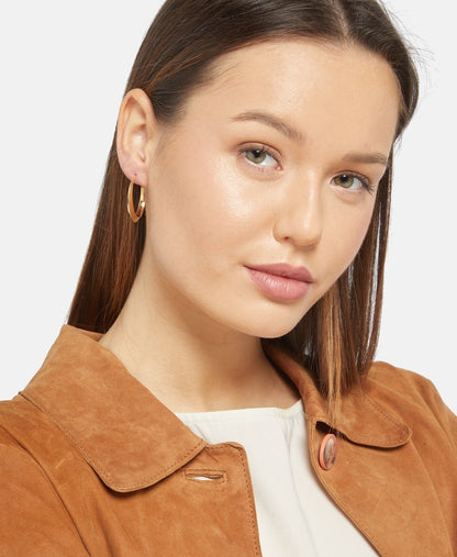 Lawrence Grey Fine Jewelry Obručové náušnice Zlatá 3