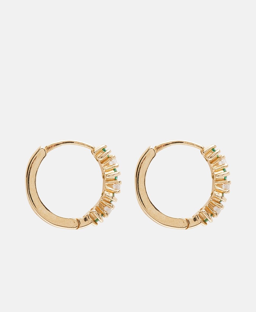 Lawrence Grey Fine Jewelry Obručové náušnice Zlatá 2