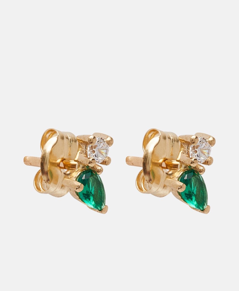 Lawrence Grey Fine Jewelry Puzetové náušnice 14K Zlatá 1