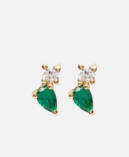 Lawrence Grey Fine Jewelry Puzetové náušnice 14K Zlatá 2
