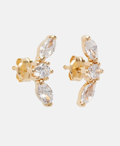 Lawrence Grey Fine Jewelry Puzetové náušnice 14K Zlatá 1