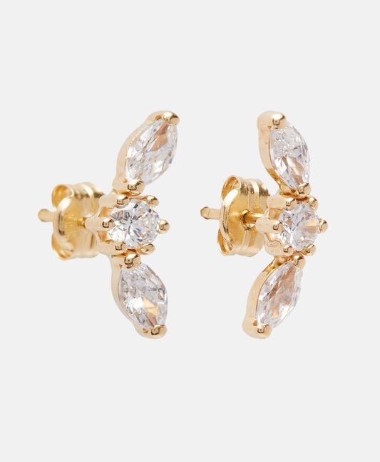 Lawrence Grey Fine Jewelry Puzetové náušnice 14K Zlatá 1