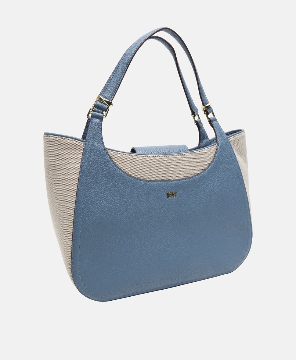 DKNY kabelka shopper Břidlicově modrá 1