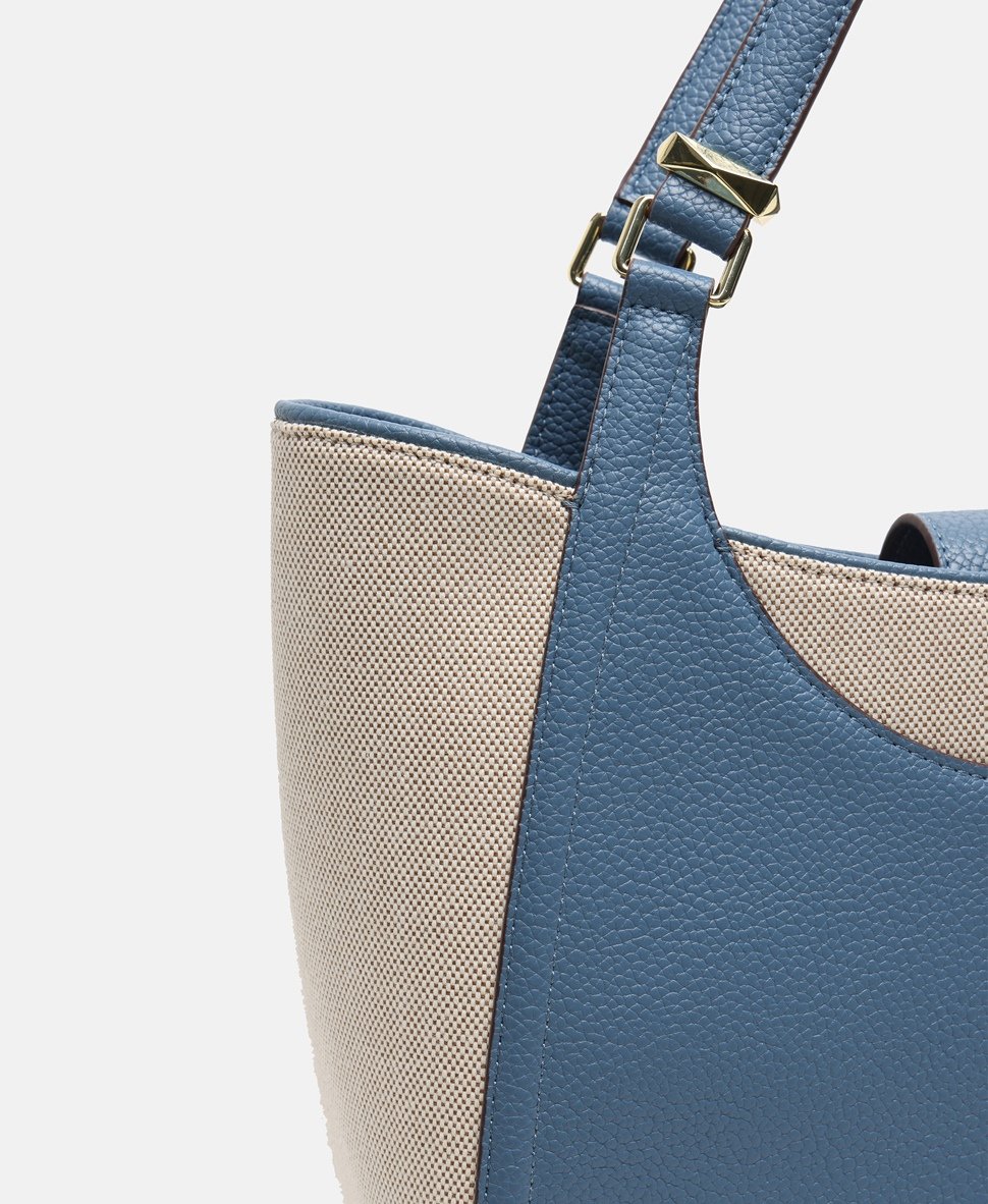DKNY kabelka shopper Břidlicově modrá 2