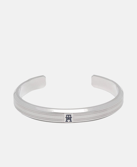 Tommy Hilfiger otevřený náramek Stříbrná 1