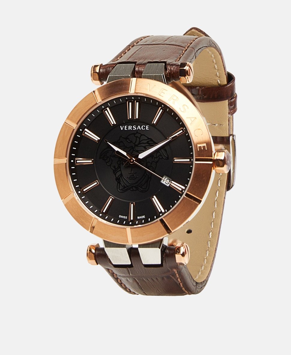 Versace hodinky Růžově zlatá 1