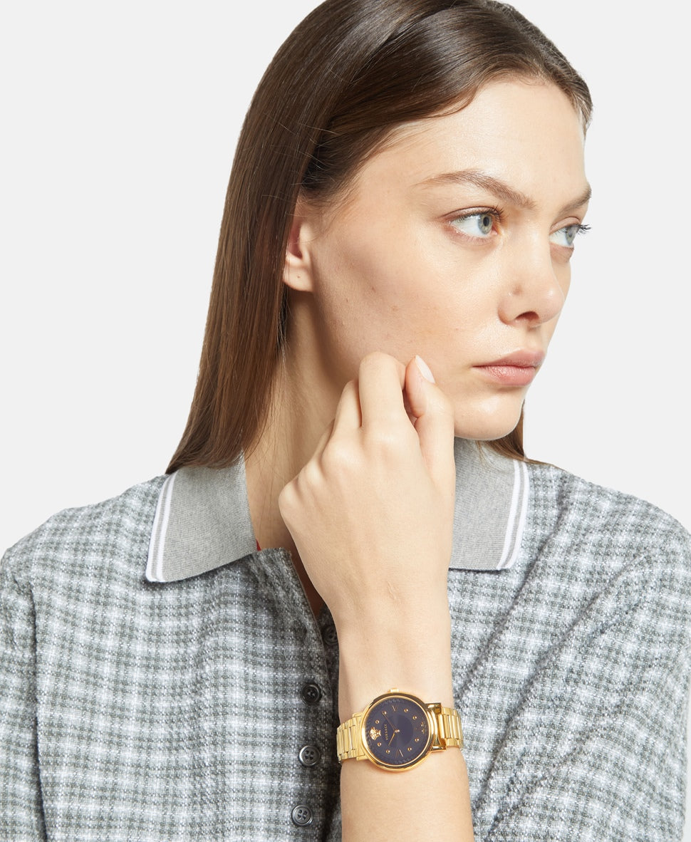 Versace hodinky Stříbrná 6