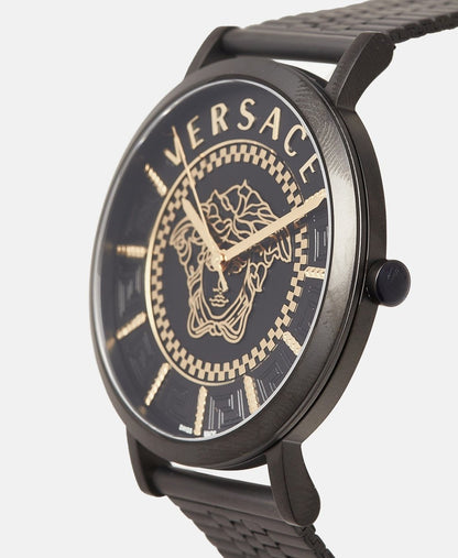 Versace hodinky Černá 2