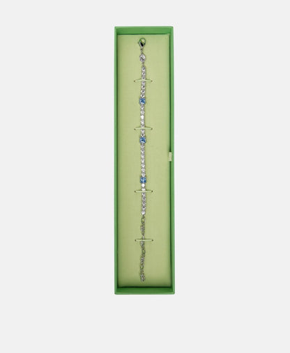Swarovski náramek Stříbrná 3