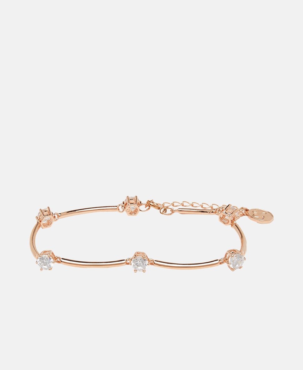 Swarovski náramek Růžově zlatá 1