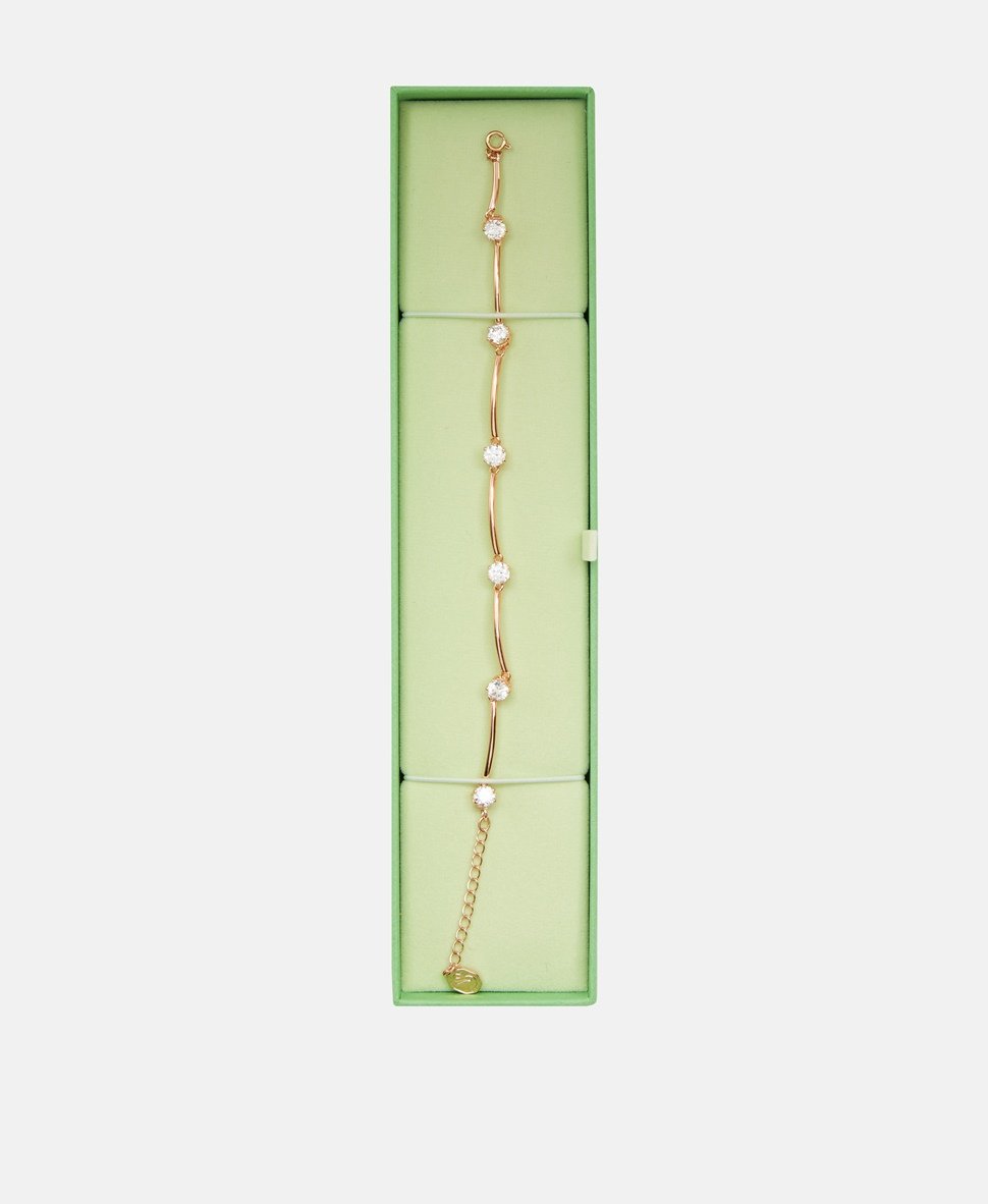 Swarovski náramek Růžově zlatá 3