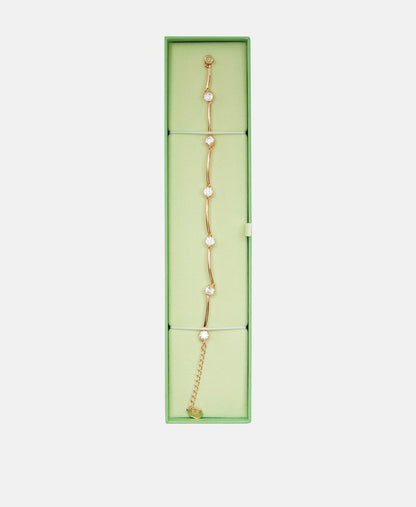 Swarovski náramek Růžově zlatá 3