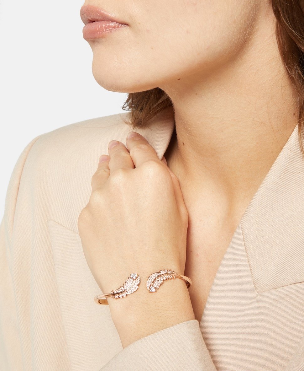 Swarovski náramek Růžově zlatá 4