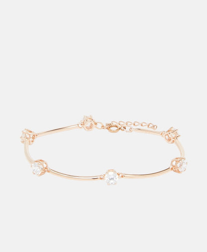 Swarovski náramek Růžově zlatá 1
