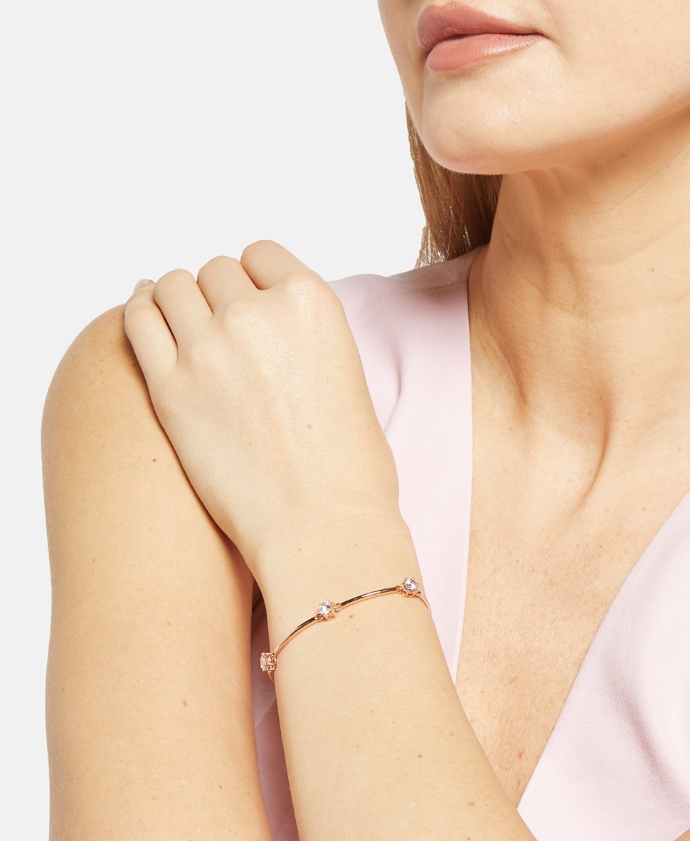 Swarovski náramek Růžově zlatá 4