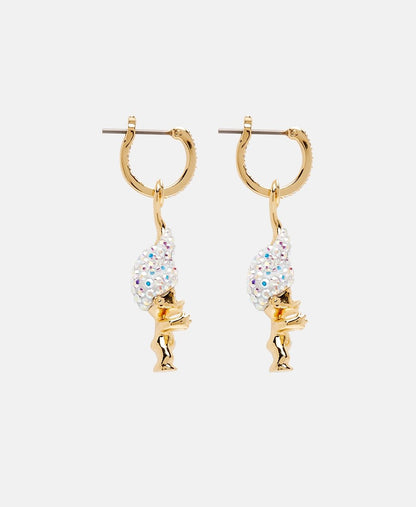 Swarovski Obručové náušnice Zlatá 2
