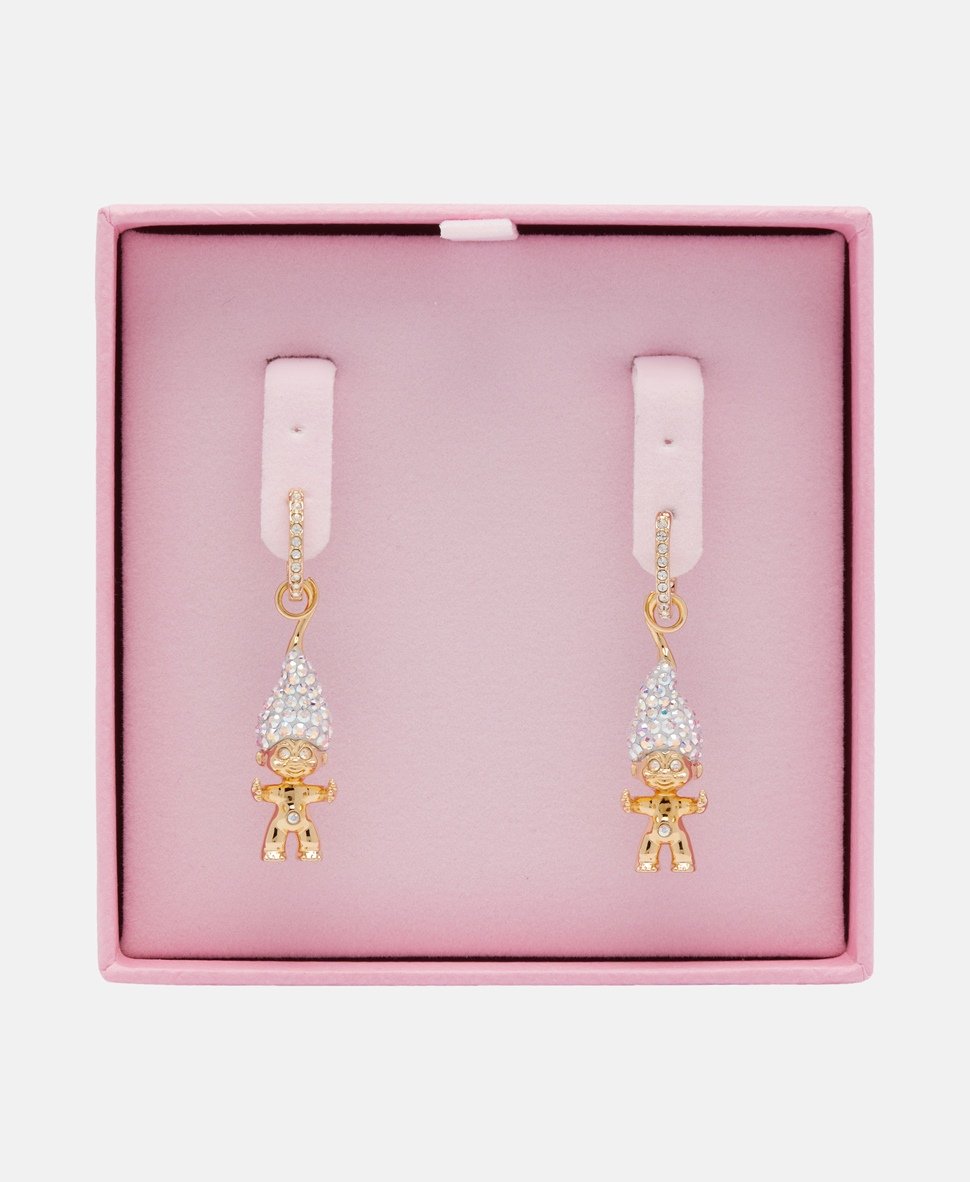 Swarovski Obručové náušnice Zlatá 3