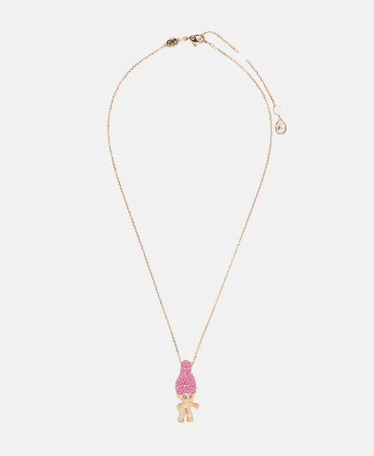 Swarovski řetízek s přívěskem Zlatá 1
