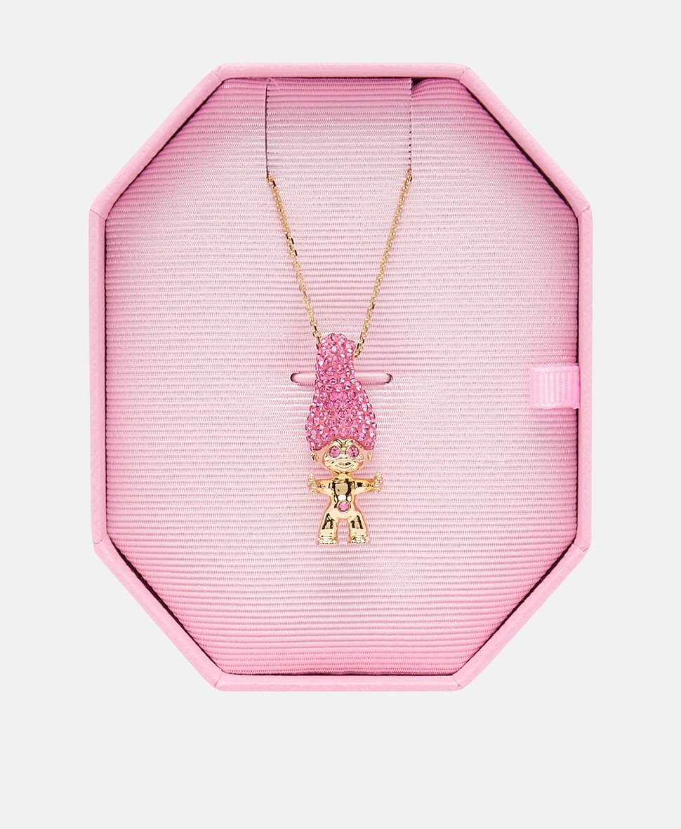 Swarovski řetízek s přívěskem Zlatá 3