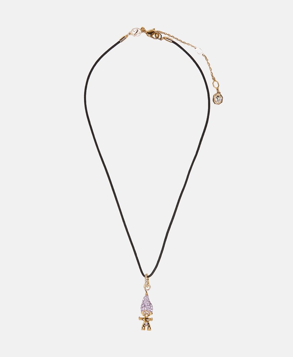 Swarovski řetízek s přívěskem Zlatá 1