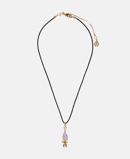 Swarovski řetízek s přívěskem Zlatá 1