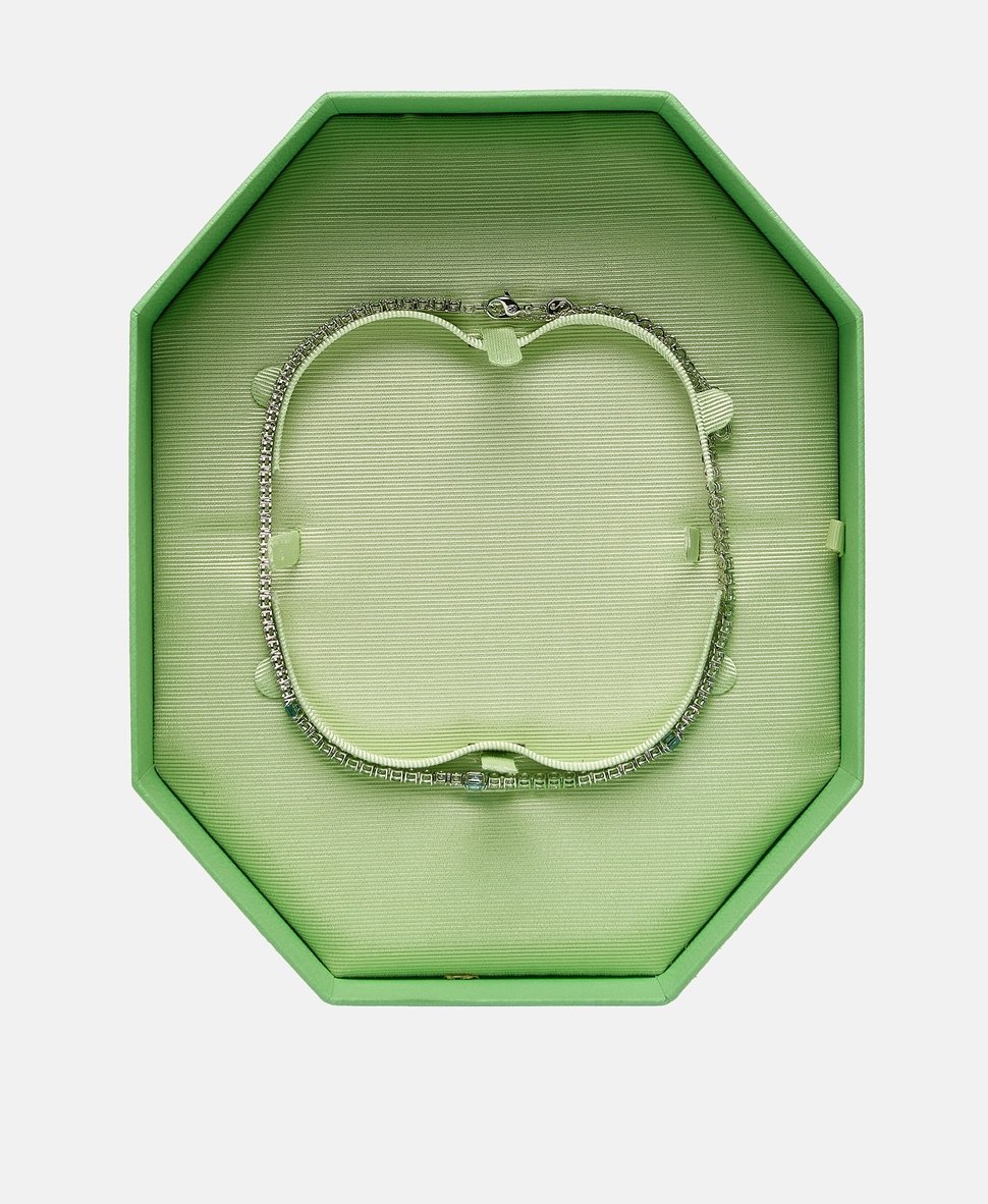 Swarovski náhrdelník Stříbrná 3