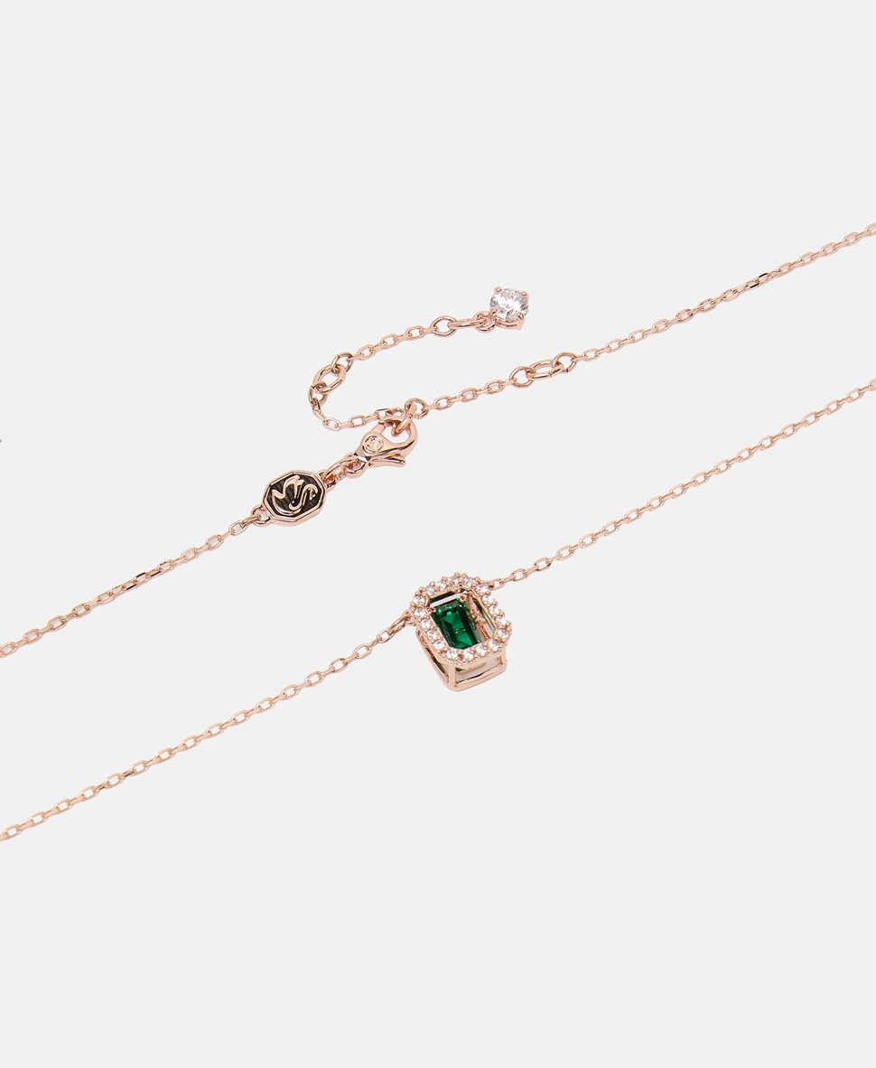 Swarovski řetízek s přívěskem Růžově zlatá 2