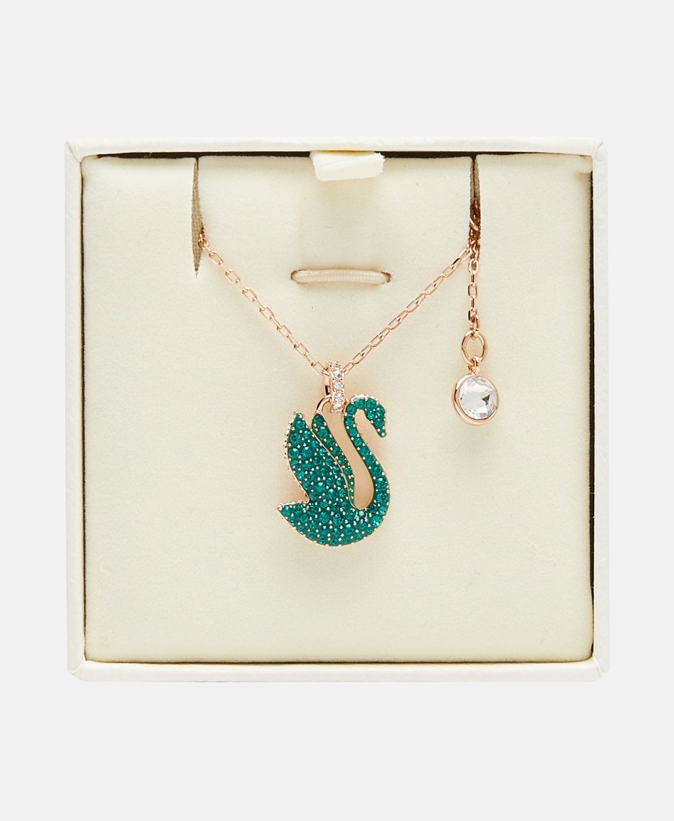 Swarovski řetízek s přívěskem Růžově zlatá 3