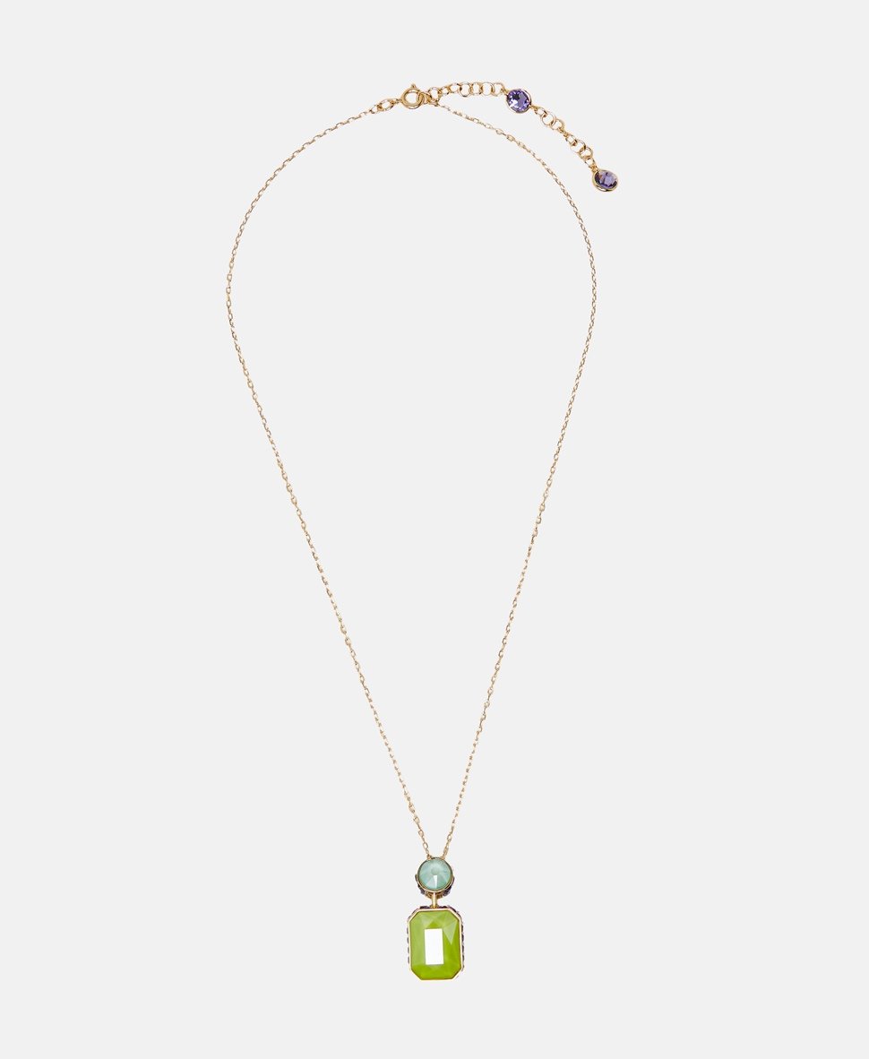 Swarovski řetízek s přívěskem Růžově zlatá 1