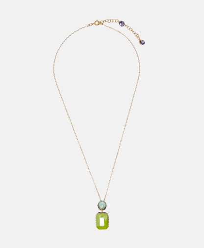 Swarovski řetízek s přívěskem Růžově zlatá 1