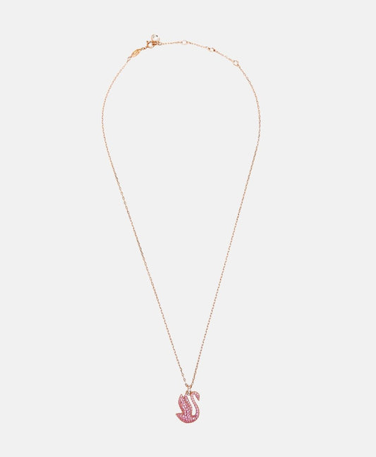 Swarovski řetízek s přívěskem Růžově zlatá 1