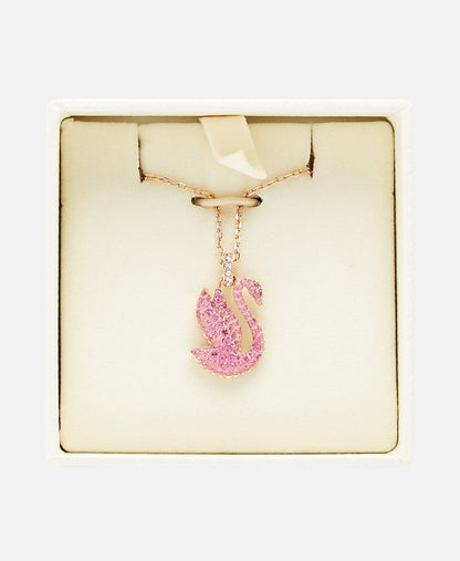 Swarovski řetízek s přívěskem Růžově zlatá 3