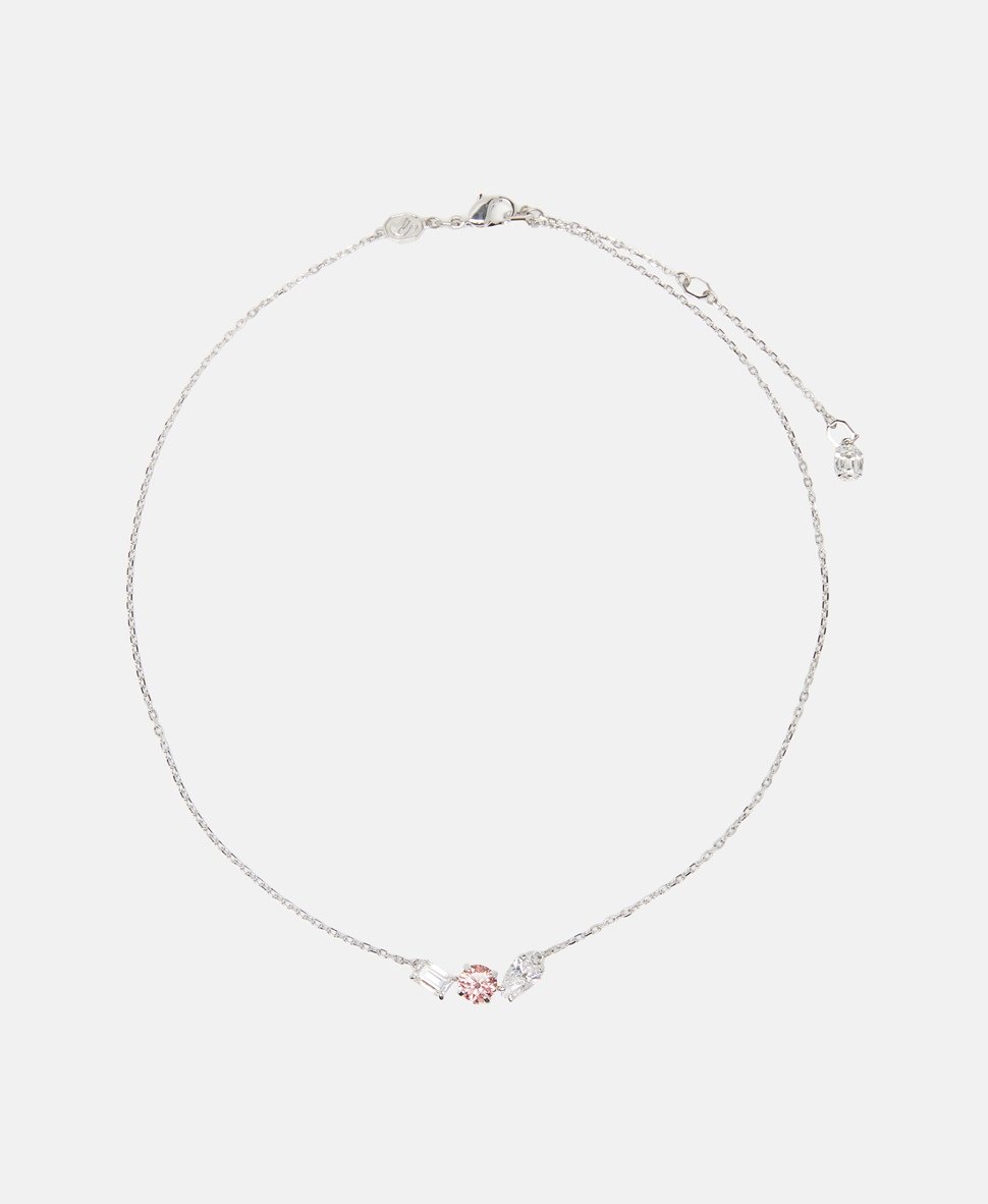 Swarovski řetízek s přívěskem Stříbrná 1