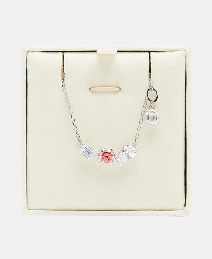 Swarovski řetízek s přívěskem Stříbrná 3