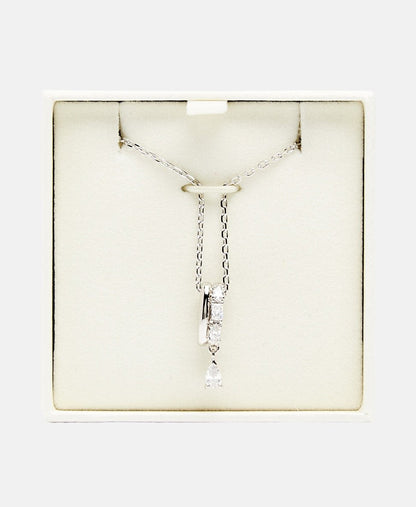 Swarovski řetízek s přívěskem Stříbrná 3