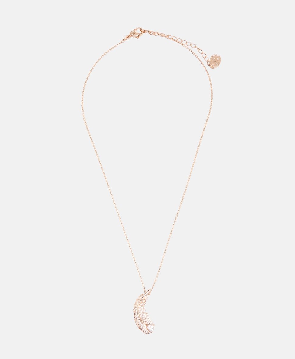 Swarovski řetízek s přívěskem Růžově zlatá 1