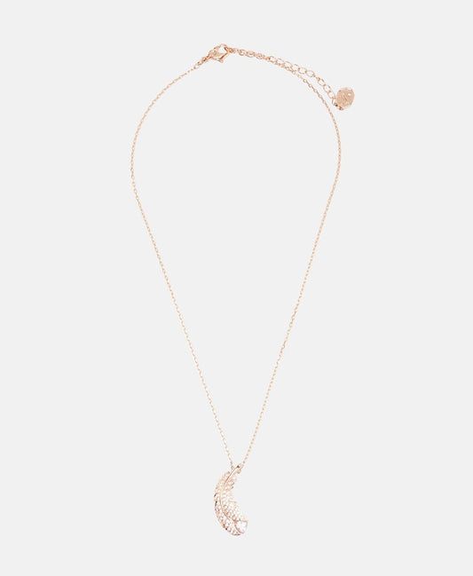 Swarovski řetízek s přívěskem Růžově zlatá 1