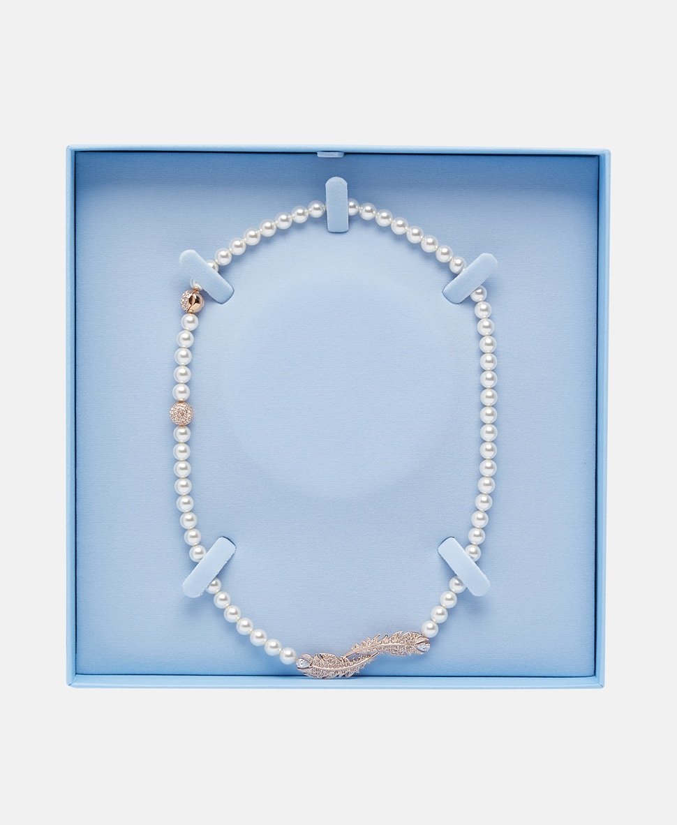 Swarovski náhrdelník Bílá 3