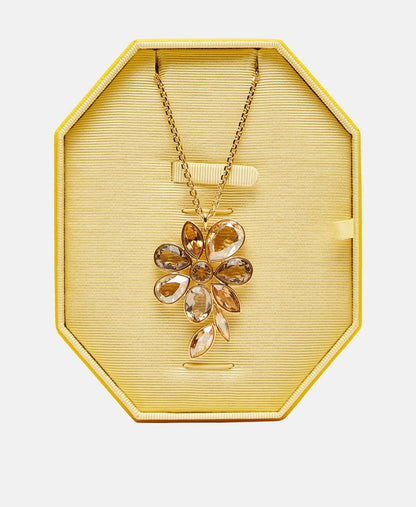 Swarovski řetízek s přívěskem Zlatá 3