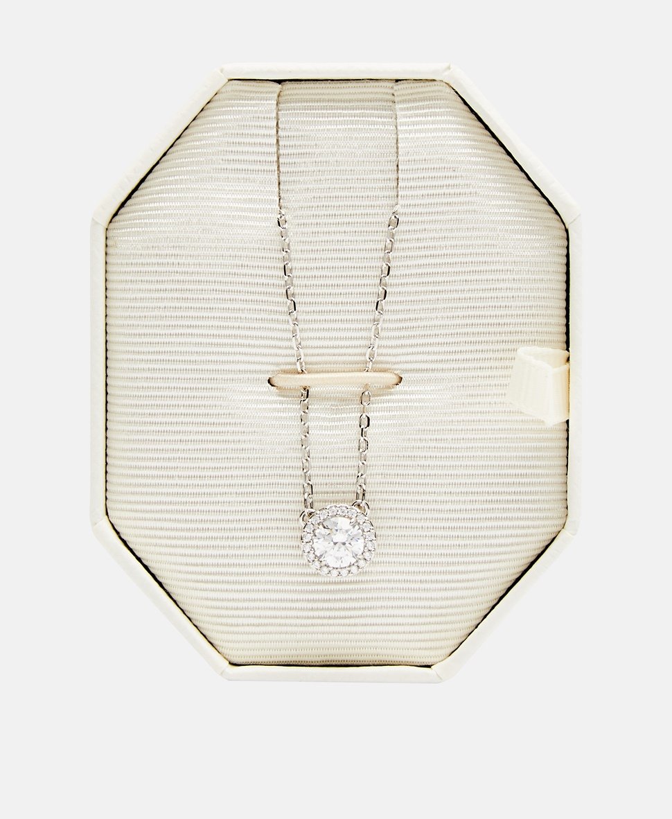 Swarovski řetízek s přívěskem Stříbrná 3