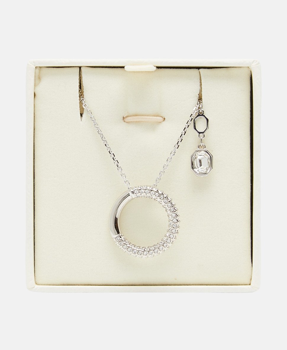 Swarovski řetízek s přívěskem Stříbrná 3