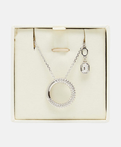Swarovski řetízek s přívěskem Stříbrná 3