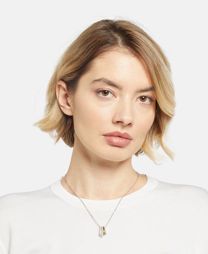 Swarovski řetízek s přívěskem Stříbrná 4