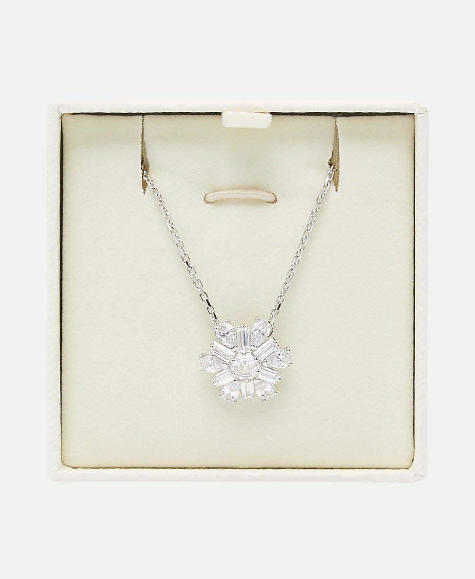 Swarovski řetízek s přívěskem Stříbrná 3