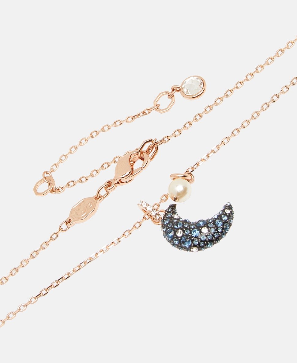 Swarovski řetízek s přívěskem Růžově zlatá 2