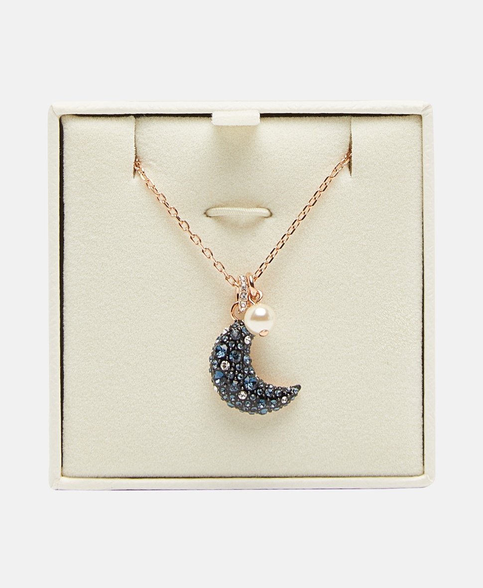 Swarovski řetízek s přívěskem Růžově zlatá 3