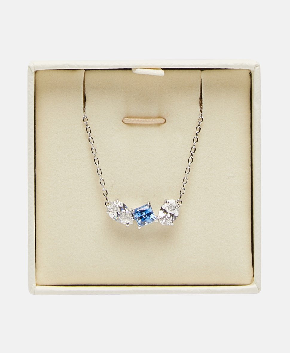 Swarovski řetízek s přívěskem Stříbrná 3