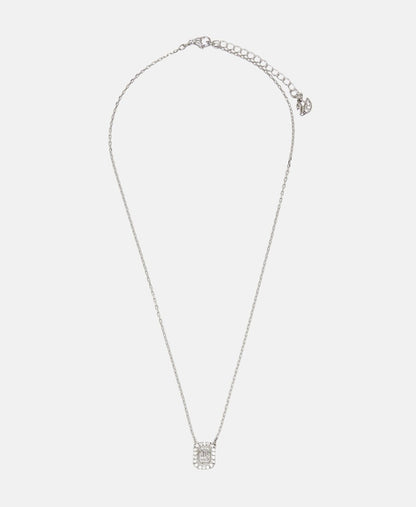 Swarovski řetízek s přívěskem Stříbrná 1