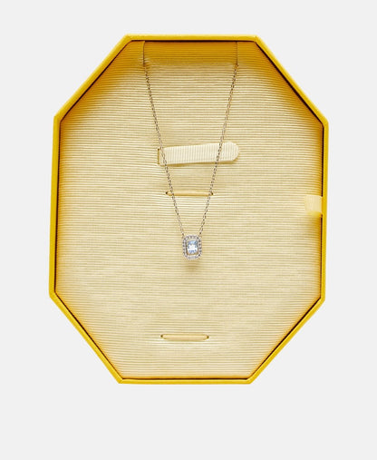 Swarovski řetízek s přívěskem Stříbrná 3